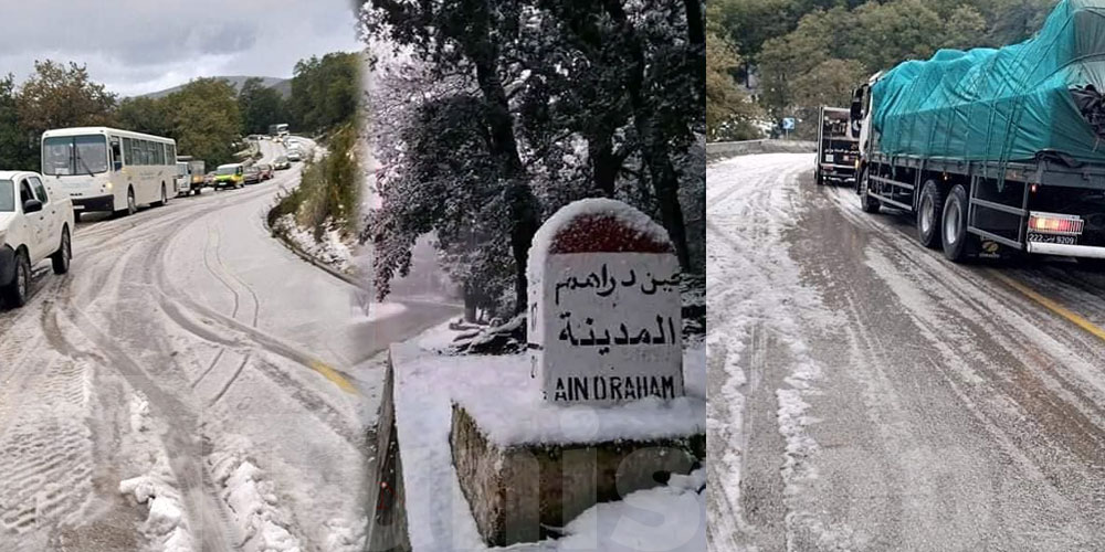 شوف شنو صار في جندوبة اليوم: الثلج وصل!