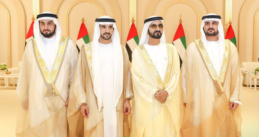 حفل زفاف ثلاثة أبناء لحاكم دبي محمد بن راشد آل مكتوم