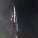 En vidéo : gigantesque incendie devant le Burj Khalifa à Dubai
