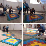 En photos : Le Collège pilote de Khaznadar sous le pinceau de ses professeurs