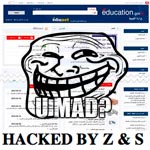 Le site du ministère de l'éducation piraté