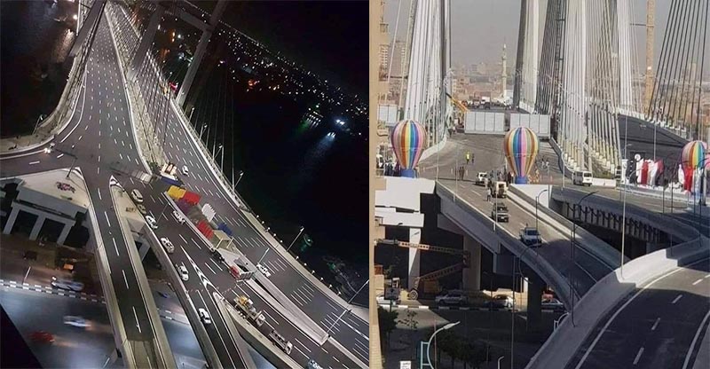 مصر: افتتاح ''أعرض'' جسر في العالم