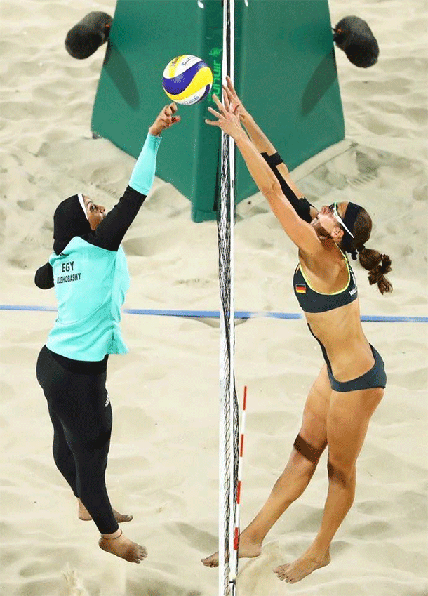 Photo du jour : Ces deux joueuses de beach-volley font le buzz