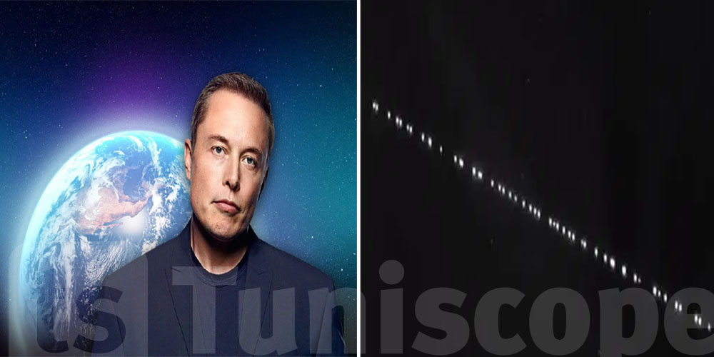 Elon Musk à l'origine des points lumineux apparus dans le ciel de la Tunisie ?