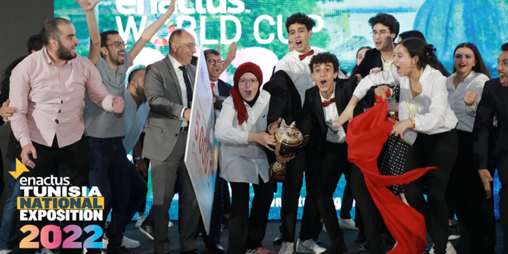 Enactus ISI remporte la 13ème édition de la Enactus Tunisia National Exposition 2022 