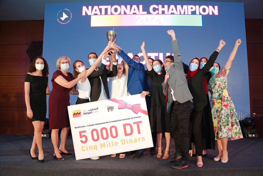 IHEC Carthage sacré Champion Enactus Tunisie 2021