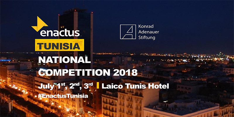La neuvième édition de la compétition nationale Enactus Tunisie sous le thème :L’entrepreneuriat vecteur de développement’