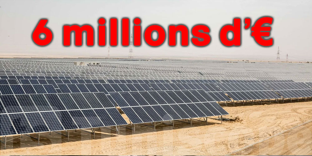 6 millions d’euros pour développer l’énergie solaire en Tunisie