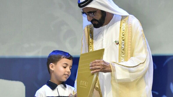 دبي.. طفل جزائري يتفوق على 3.5 مليون طالب