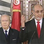 Vidéo : passation du pouvoir entre le gouvernement Essebsi et Jebali 