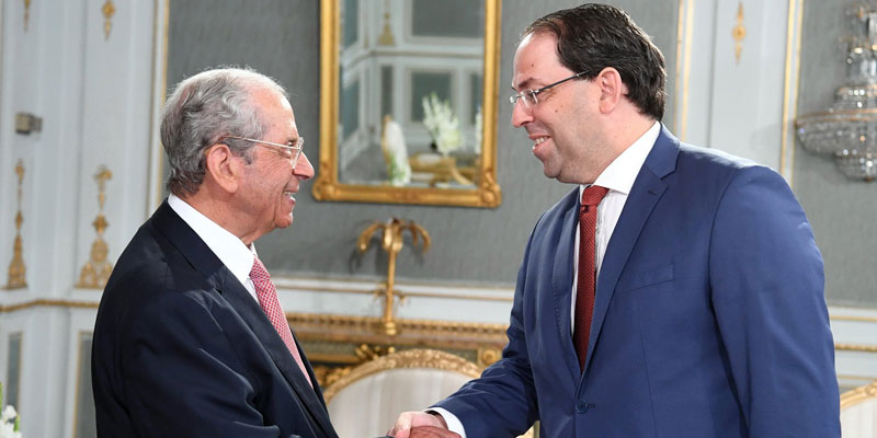 En photo : ce que l’on sait de la rencontre entre Mohamed Ennaceur et Youssef Chahed