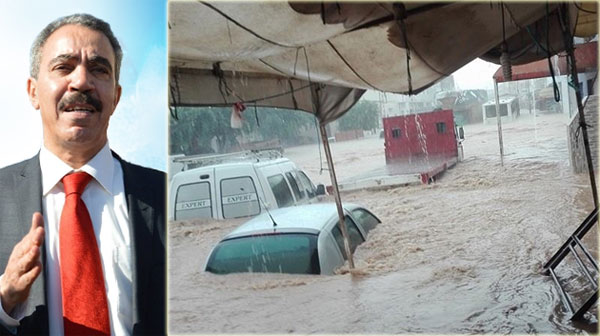 وزير التجهيز للمتضررين من الأمطار:الحل هو الصبر ونتمنى نزول مزيد من الأمطار