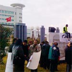 Qui paye la facture du sit in de la télé depuis 55 jours ?