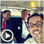 En vidéo : Nomane Fehri prend un e-taxi pour rentrer à son bureau