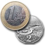 L'Euro passe sous les 2,2 Dinars 