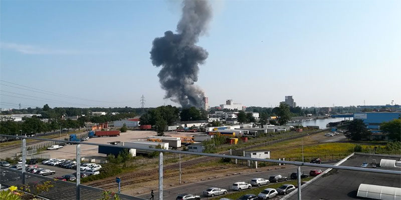 Explosion d'un silo à grains à Strasbourg, quatre blessés dont trois graves