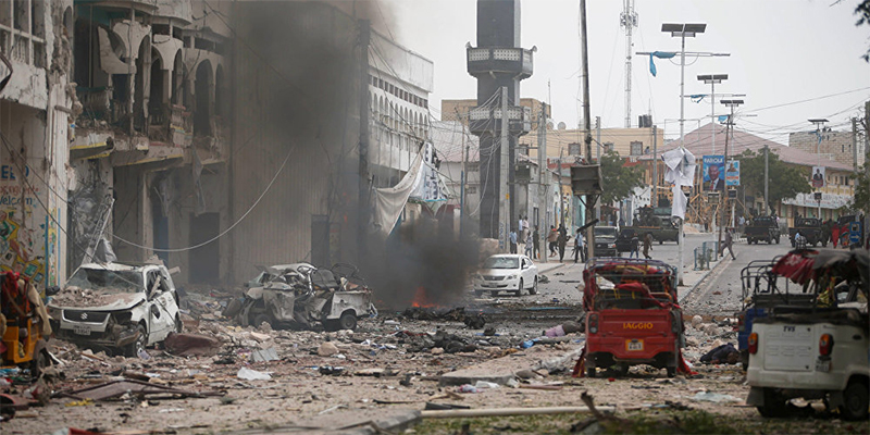 انفجارات قوية تهز العاصمة الصومالية مقديشو