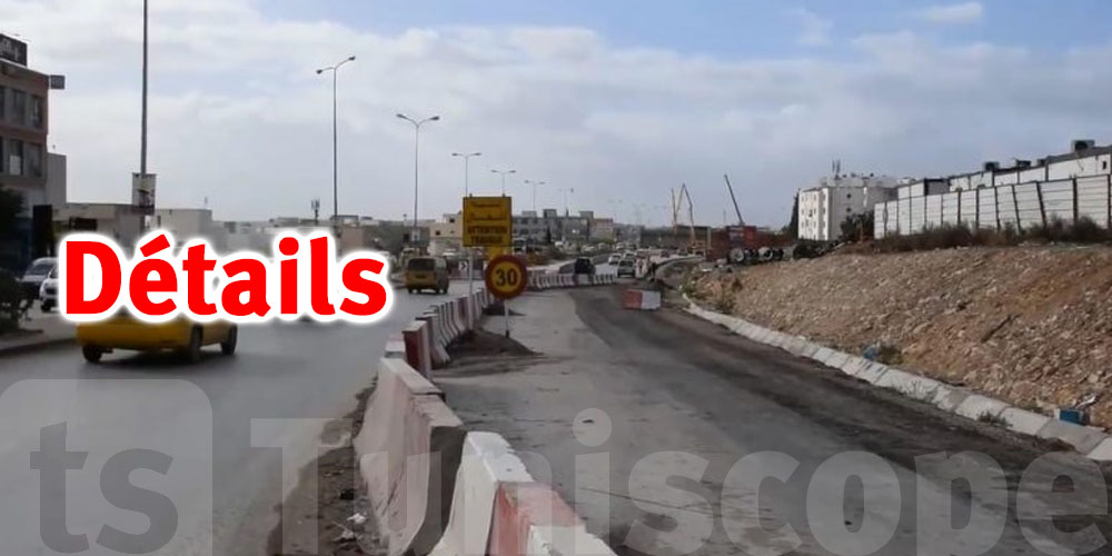 Ben Arous : La progression des travaux d’extension de l’entrée sud de la capitale dépasse les 60 %