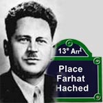 Mardi 30 Avril : Inauguration de la place Farhat Hached à Paris 