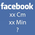 Femmes sur Facebook : c'est quoi le XX cm, XX Min ?