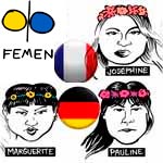 Les 3 Femen emprisonnées seront libres ce soir