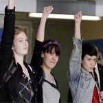 En vidéo : Les 3 Femen libres mais pour elles le combat continue 