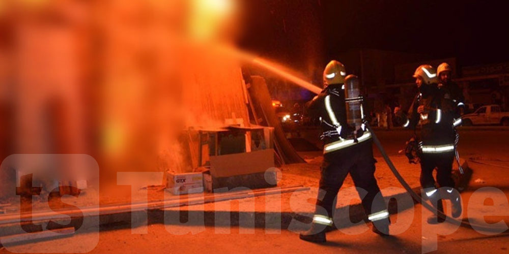 حمام سوسة: اندلاع حريق بفضاء لتجميع فضلات البناء بالقرب من المستودع البلدي 
