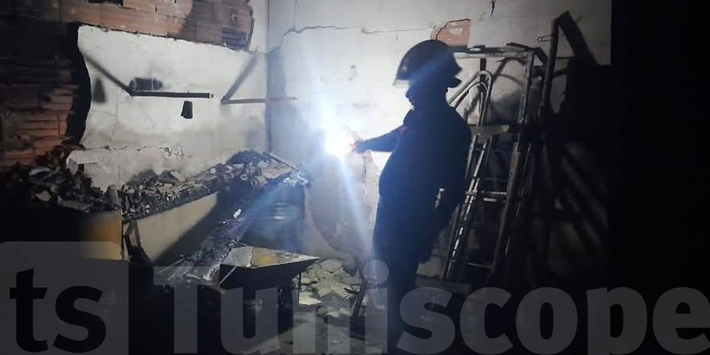 المرناقية : اشتعال النيران في أرض فلاحية و منزل