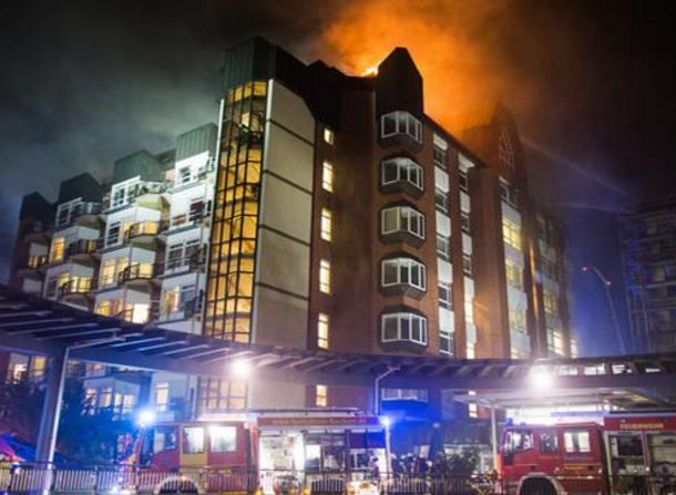 مقتل شخصين وإصابة آخرين جراء حريق في مستشفى بألمانيا