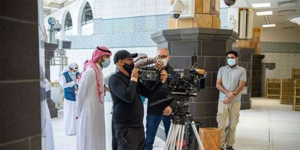 150 ساعة تصوير لإنتاج فيلم يحكي قصة المسجد الحرام وكورونا