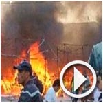 En vidéo : Un gigantesque incendie ravage des commerces au Souk Sabbaghine