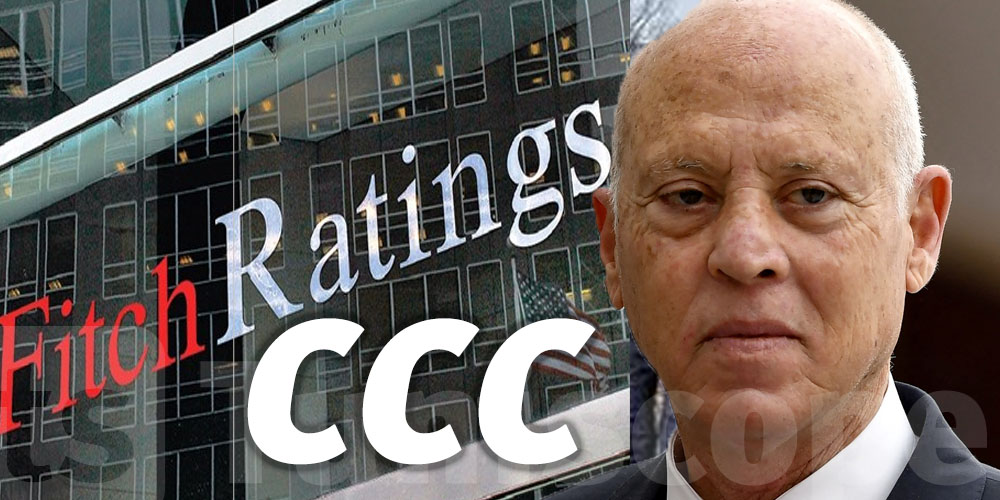Fitch Ratings dégrade la note souveraine de la Tunisie à CCC