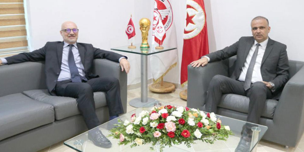 ماذا في لقاء وديع الجريء وسفير إيطاليا بتونس ووفد عن أكاديمية جوفنتس بتونس؟