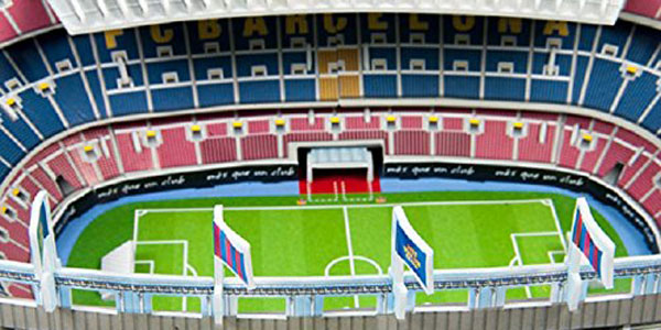 Maquette en 3D du stade mobile pour Mini-football, en Tunisie