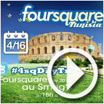 En vidéo : Célébration du Foursquare Day by Tunisiana 