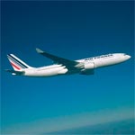 Un avion AIRFRANCE fait un demi tour avant d'atterrir à Tunis