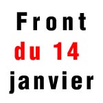 Dix formations politiques créent un le Front du 14 janvier