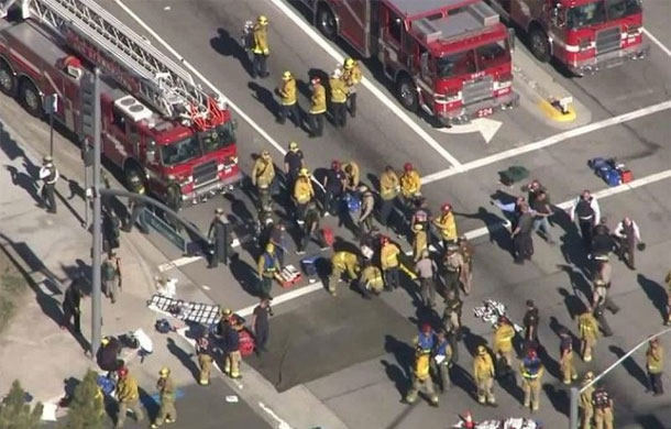Une fusillade éclate à San Bernardino, en Californie : bilan provisoire 20 morts