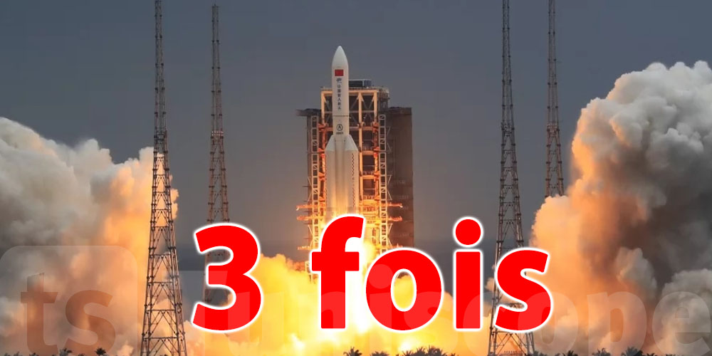 L’incontrôlable fusée chinoise traverse le ciel de la Tunisie pour la 3ème fois