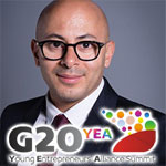 Le Tunisien Arsalain El Kessir, invité au G20 des Jeunes Entrepreneurs 