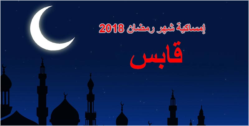 إمساكية شهر رمضان بولاية قابس