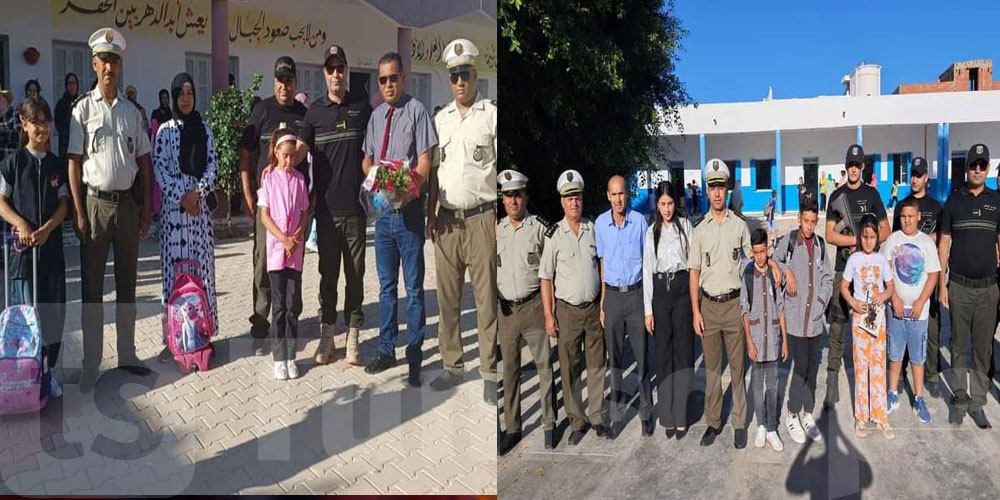 في اليوم الأول للعودة المدرسية: الإدارة العامة للحرس الوطني ترافق أبناء الشهداء