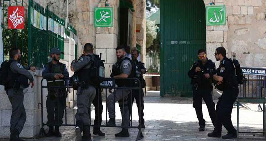 قوات الاحتلال تغلق أبواب المسجد الأقصى بعد مواجهات