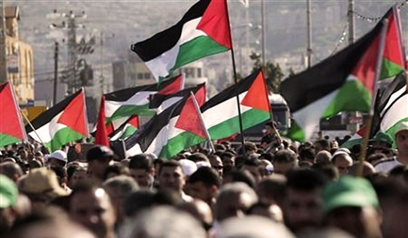 انطلاق جمعة ''رفع علم فلسطين وحرق علم إسرائيل''