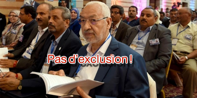 Ghanouchi : L’exclusion n’est pas au service de la révolution
