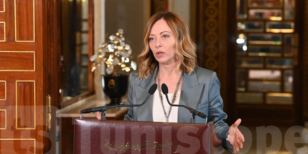 Georgia Meloni à Tunis : Mobilisation devant l’ambassade d’Italie en Tunisie