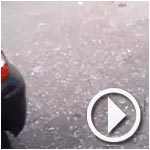Vidéo : Fortes précipitations et chute de grêle à Kairouan