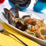 Spaghettis au fruits de mer