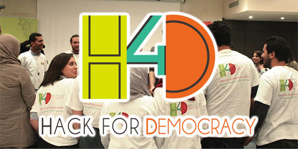 6 Hack for Democracy camps pour des jeunes de 18 à 30 ans.
