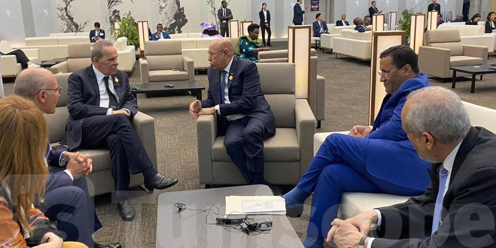 Ahmed Hachani rencontre le président Mauritanien